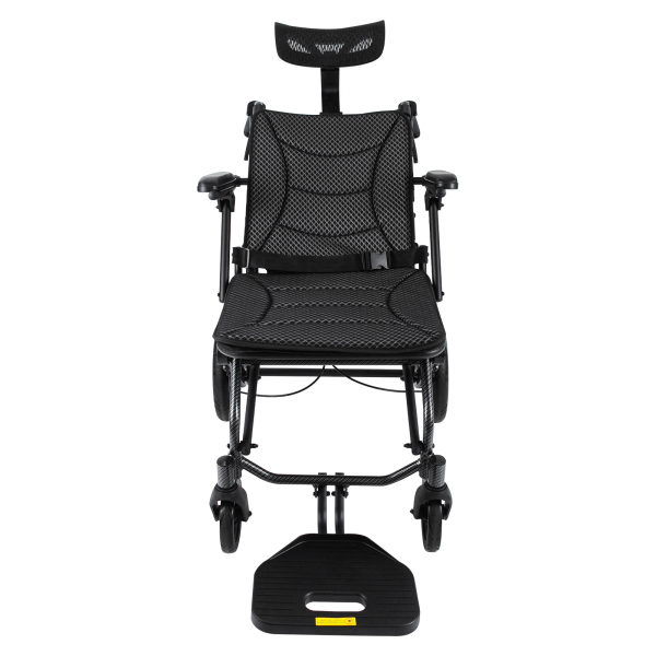 Fauteuil roulant inclinable AC976LG(12)-46, fauteuil roulant de transport pliable pour personnes âgées, fauteuil roulant inclinable pour adultes