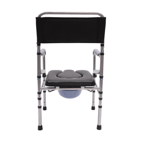 Chaise de bain pliable avec siège moelleux et repose-pieds antidérapants
