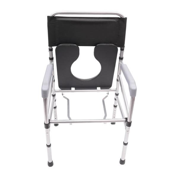 Chaise de bain pliable avec siège moelleux et repose-pieds antidérapants