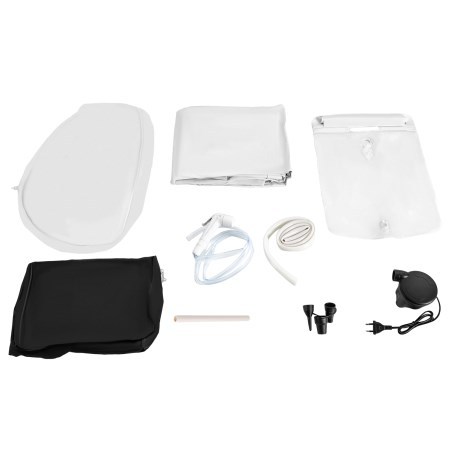 Baignoire gonflable portative pour adultes, baignoire en PVC, pour adultes, blanche