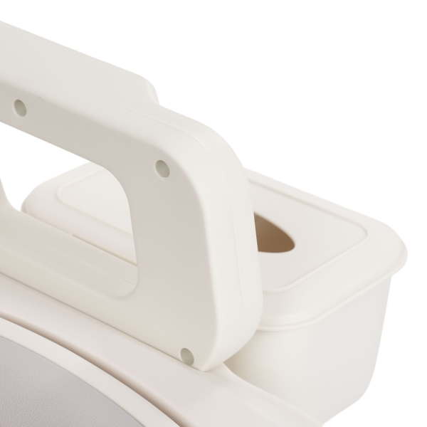 Chaise de chevet, chaise de toilette de sécurité, chaise de toilette pour toilettes - Marron