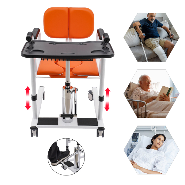 Fauteuil roulant portatif de transport de personnes âgées d'ascenseur patient hydraulique à la maison Fauteuil roulant portatif de transport de personnes âgées d'ascenseur patient hydraulique à la maison