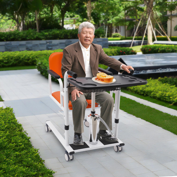 Fauteuil roulant portatif de transport de personnes âgées d'ascenseur patient hydraulique à la maison