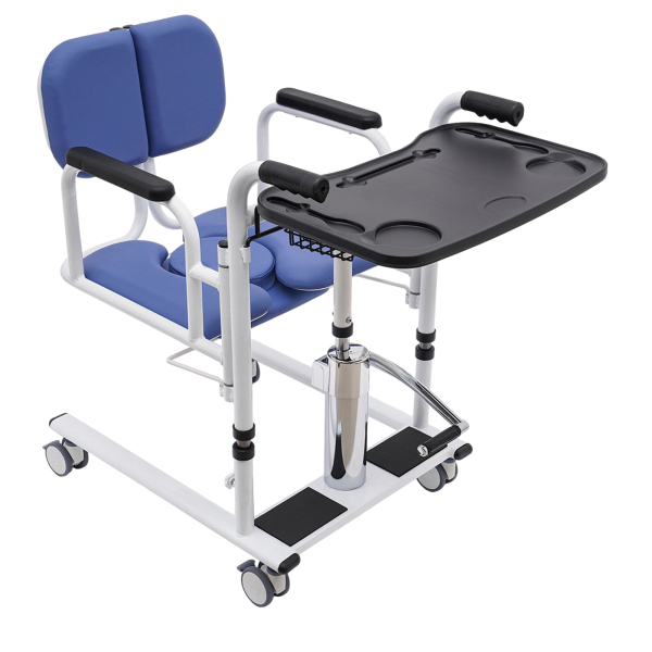 CNCEST Lève-personne hydraulique pour fauteuil roulant de transport portable à domicile aide au transfert pour personnes âgées
