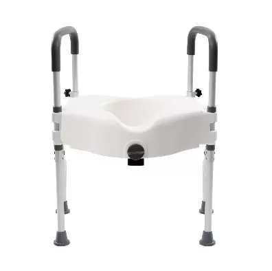 Toiletbrillift en veiligheidsframe voor ouderen met armleuning, lift 110 mm, gewicht 150 kg