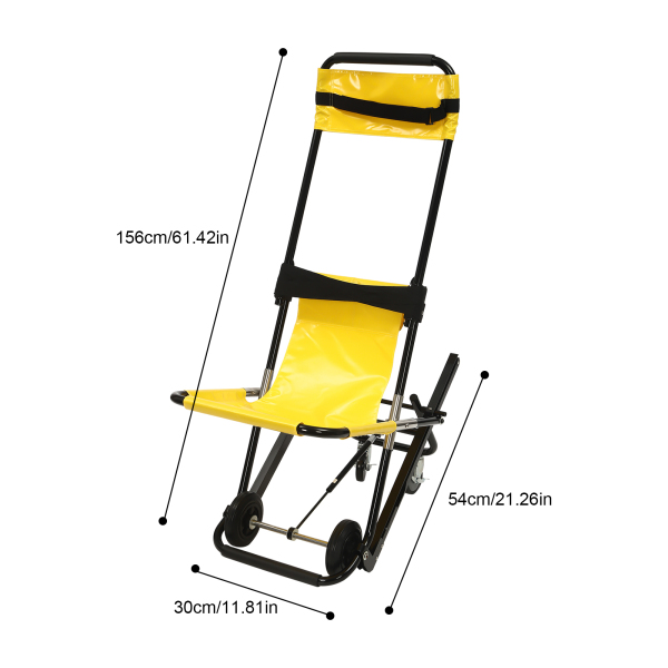 Chaise d'escalier à levage manuel, pliable et portable pour les déplacements quotidiens, pour aider les personnes âgées en déplacement Chaise d'escalier à levage manuel, pliable et portable pour les déplacements quotidiens, pour aider les personnes âgées en déplacement