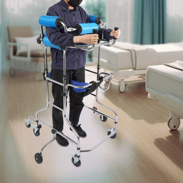 Déambulateur pour adultes, aide à la marche, déambulateur debout pour personnes âgées à mobilité réduite de 150 à 180 cm, patients hémiplégiques Déambulateur pour adultes, aide à la marche, déambulateur debout pour personnes âgées à mobilité réduite de 150 à 180 cm, patients hémiplégiques