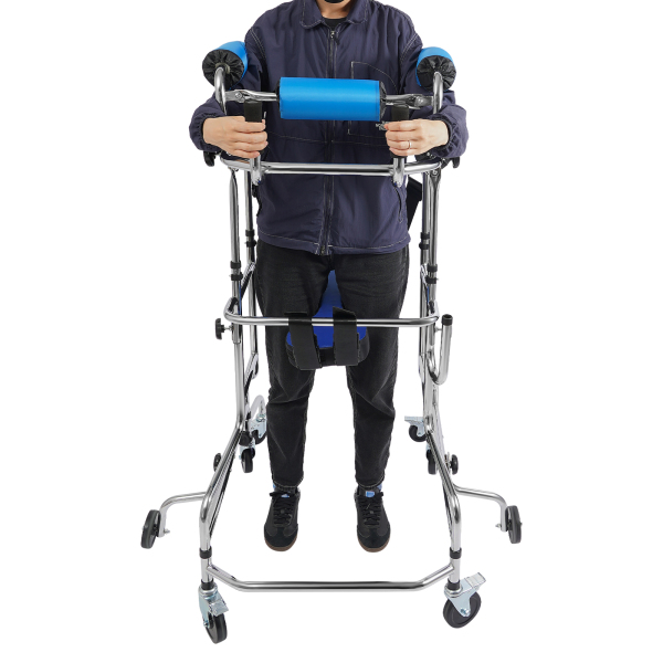Déambulateur pour adultes, aide à la marche, déambulateur debout pour personnes âgées à mobilité réduite de 150 à 180 cm, patients hémiplégiques