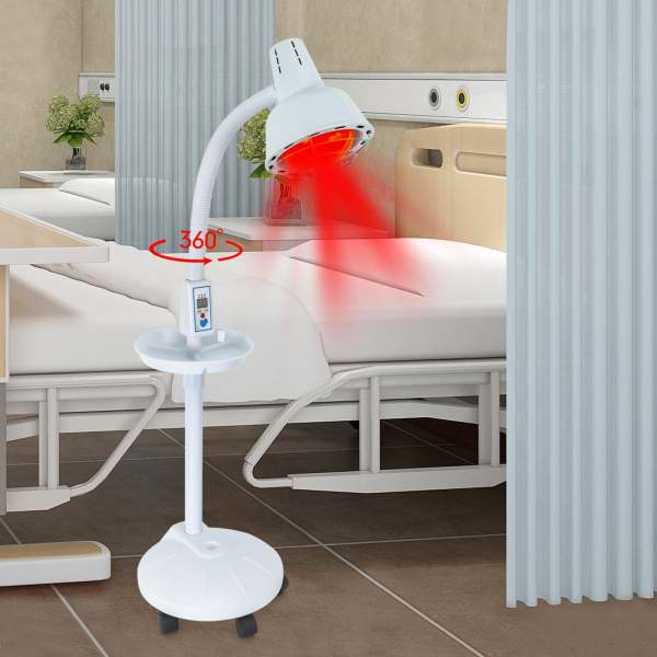 Lampe Infrarouge Chauffante 275W, Température Réglable, Lampe Thermique Infrarouge Puissante pour Soulager les Douleurs Musculaires ou Les Rhumes Lampe Infrarouge Chauffante 275W, Température Réglable, Lampe Thermique Infrarouge Puissante pour Soulager les Douleurs Musculaires ou Les Rhumes