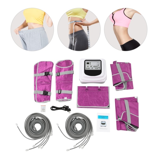 Appareil de massage lymphatique 220 V - Contrôle micro ordinateur - Therapie de pression atmosphérique - Pour perdre du poids de la graisse