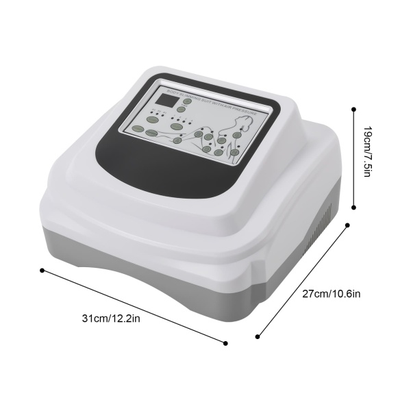 Appareil de massage lymphatique 220 V - Contrôle micro ordinateur - Therapie de pression atmosphérique - Pour perdre du poids de la graisse