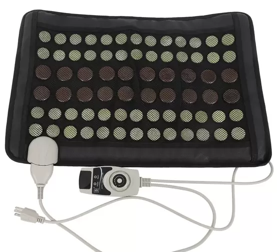 Infrarood verwarmingskussen - Toermalijn - Natuurlijke jade en toermalijn - 23,5 x 16" - 220 V - Automatische uitschakeling