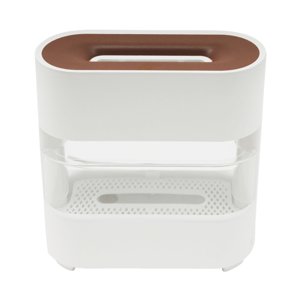 Humidificateur ultrasonique, Mini Humidificateur LED, Humidificateur d'air, 22*9*24.2cm, Blanc