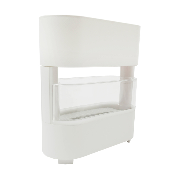 Humidificateur ultrasonique, Mini Humidificateur LED, Humidificateur d'air, 22*9*24.2cm, Blanc