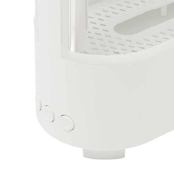 Humidificateur ultrasonique, Mini Humidificateur LED, Humidificateur d'air, 22*9*24.2cm, Blanc