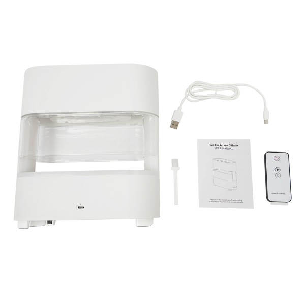 Humidificateur ultrasonique, Mini Humidificateur LED, Humidificateur d'air, 22*9*24.2cm, Blanc