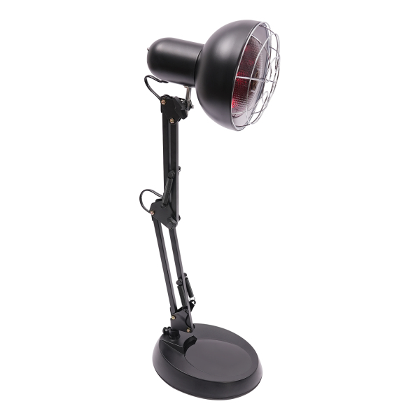 Lampe à lumière rouge, lampe à chaleur, lampe de traitement à infrarouge, hauteur maximale du produit de 65 cm, noir. Hauteur du produit : 65cm, Noir Lampe à lumière rouge, lampe à chaleur, lampe de traitement à infrarouge, hauteur maximale du produit de 65 cm, noir. Hauteur du produit : 65cm, Noir