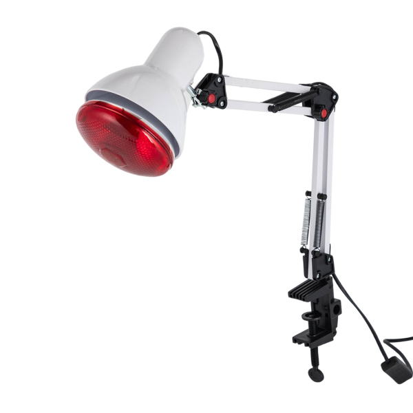Lampe infrarouge, luminothérapie infrarouge, température de chauffage : environ 100℃, 220V, 150W, blanc Lampe infrarouge, luminothérapie infrarouge, température de chauffage : environ 100℃, 220V, 150W, blanc