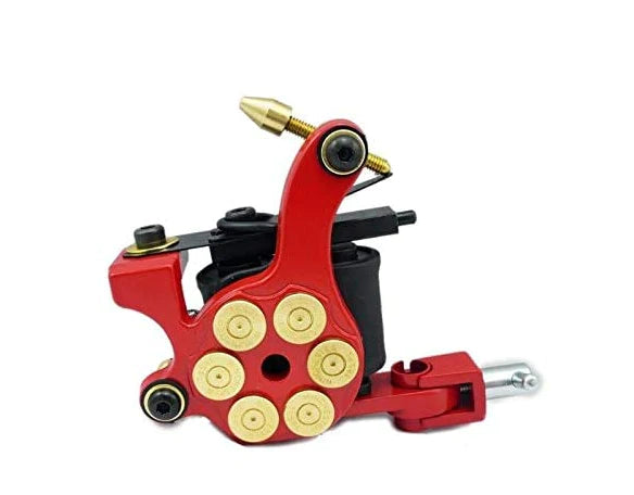 Kit de Tatouage Complète，50 aiguilles Alimentation Aiguille Peau de pratique de Tatouage Tattoo Kit Set 2 Machine à Tatouer 20 Encres de Tattoo (JM11)