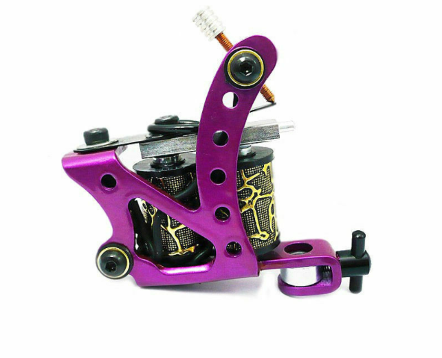 Profi Tattoo Komplettes Set 2x Tattoo Maschine mit 50x Nadeln & 20 Farben Tinte