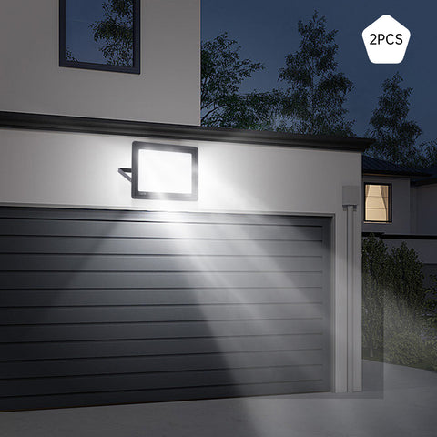 Lot de 2 spots LED d'extérieur super lumineux IP66 étanche