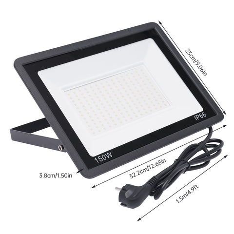 Lot de 2 spots LED d'extérieur super lumineux IP66 étanche