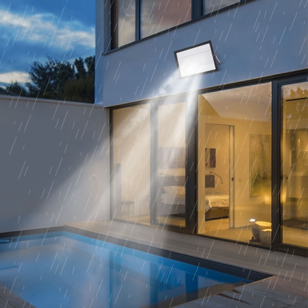 Projecteur LED d'extérieur 300W super lumineux  IP66, pour jardin, garage, terrain de sport