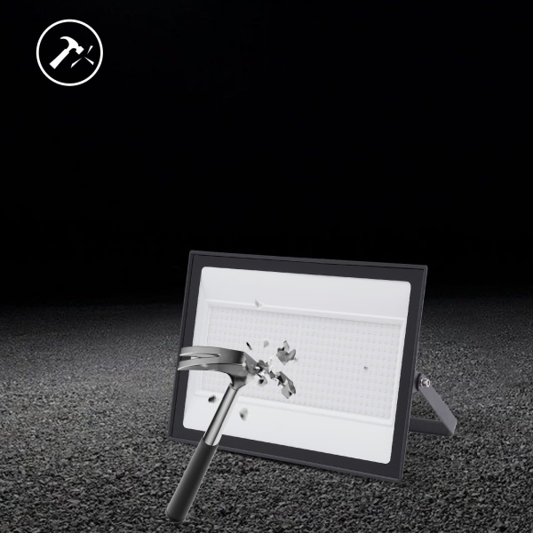 Projecteur LED d'extérieur 300W super lumineux  IP66, pour jardin, garage, terrain de sport