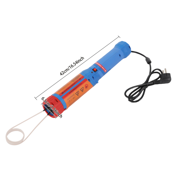 Chauffage à induction magnétique rotatif + 10 bobines pour automobiles, petites pièces mécaniques - Bleu