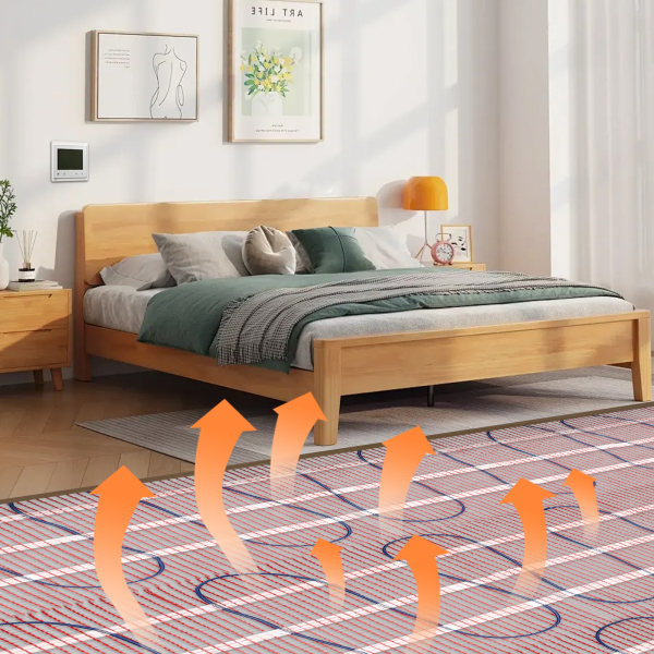 Kit de tapis chauffant, système de chauffage au sol, tapis de sol chauffant