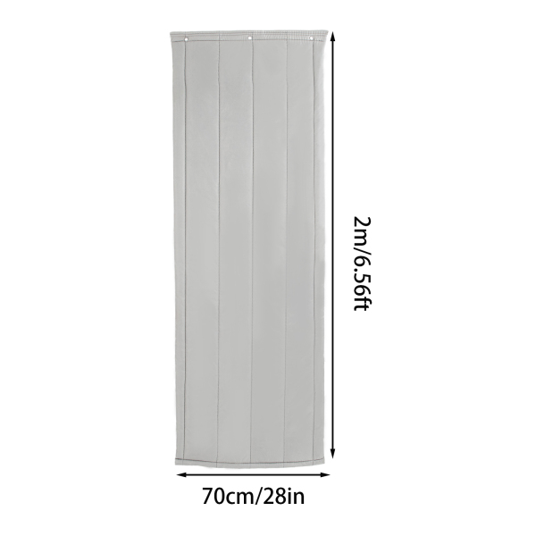 Rideau de porte isolant, moustiquaire pour portes d'hiver, couverture d'isolation acoustique, 70*200cm, Gris Rideau de porte isolant, moustiquaire pour portes d'hiver, couverture d'isolation acoustique, 70*200cm, Gris