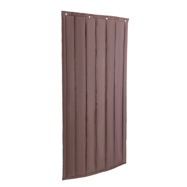 39.5*83 Inch Door Curtain Brown Thermal Insulated Door Curtain