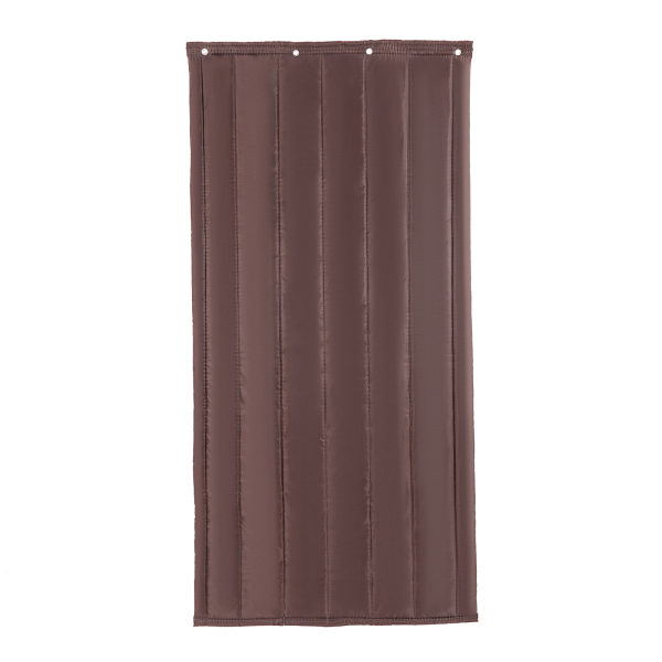 39.5*83 Inch Door Curtain Brown Thermal Insulated Door Curtain