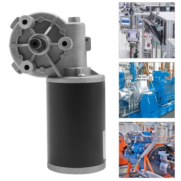 Moteur à vis sans fin 45 W 24 V CC 15 nm, vitesse nominale : 160 ± 20 tr/min, pour porte automatique, tables électriques