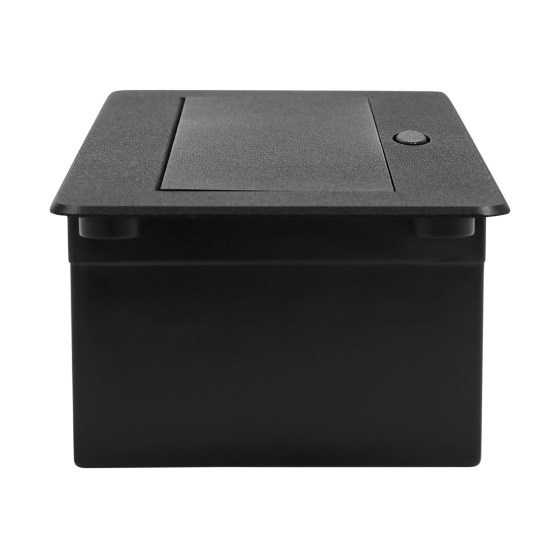 Prise pop-up avec 2 USB, pliable, pour cuisine/bureau/établi, noir