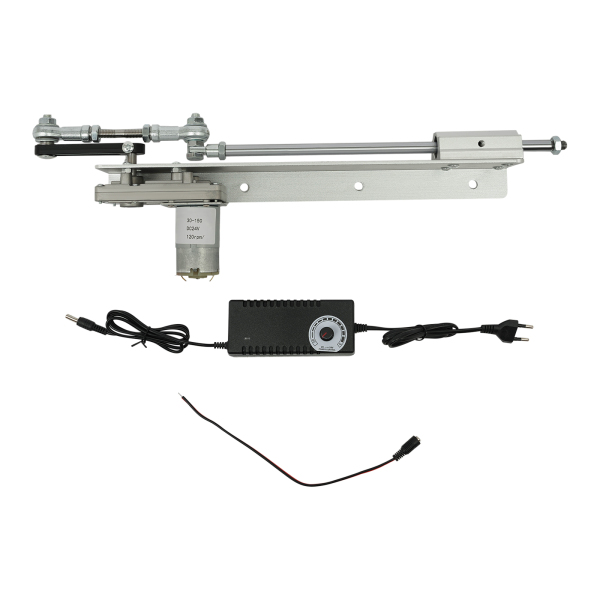 Moteur linéaire à cycle alternatif, actionneur linéaire à course réglable, actionneur linéaire télescopique DC 24 V, 20-120 tr/min