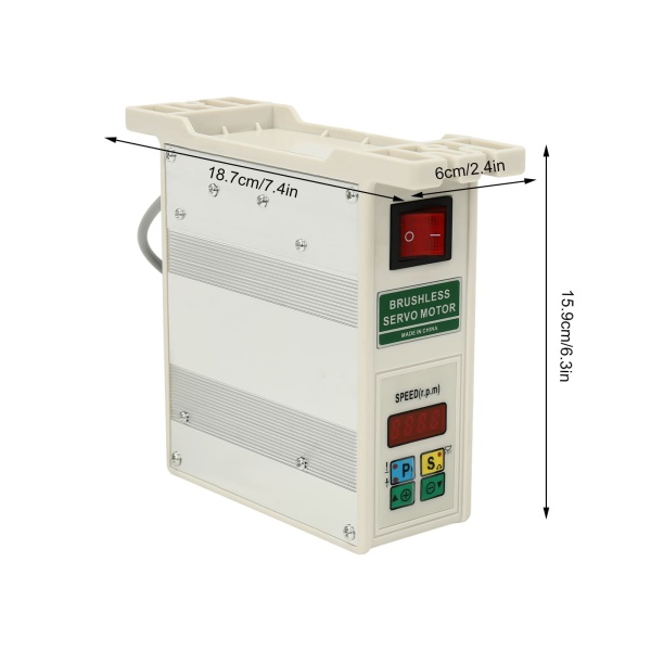 Moteur de machine à coudre industriel - Pour machine à coudre industrielle, 600 W - Moteur silencieux sans balais pour machine à coudre 6N.m