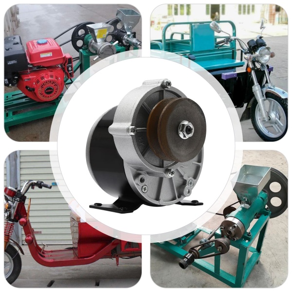 Moteur électrique de réduction de vitesse, moteur électrique puissant avec poulie à courroie, moteur à engrenages