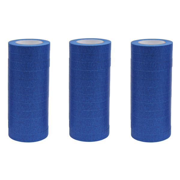 36 rouleaux de ruban de peintre, 24 mm x 55 m, masquage bleu, ruban de peintre, résistant aux UV, résistant à l'humidité 36 rouleaux de ruban de peintre, 24 mm x 55 m, masquage bleu, ruban de peintre, résistant aux UV, résistant à l'humidité