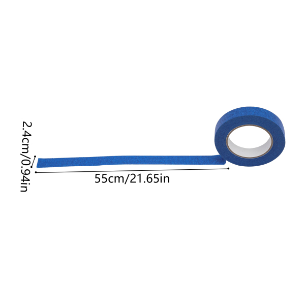 36 rouleaux de ruban de peintre, 24 mm x 55 m, masquage bleu, ruban de peintre, résistant aux UV, résistant à l'humidité 36 rouleaux de ruban de peintre, 24 mm x 55 m, masquage bleu, ruban de peintre, résistant aux UV, résistant à l'humidité