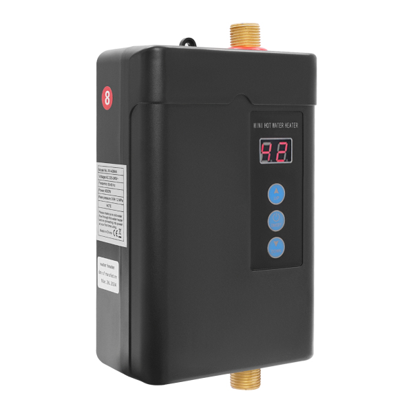 Chauffe-eau électrique Chauffe-eau DC Chauffe-eau sans réservoir à écran tactile utilisé dans les maisons, les écoles, les hôpitaux, les bureaux, les bars, les cuisines et les salles de bains