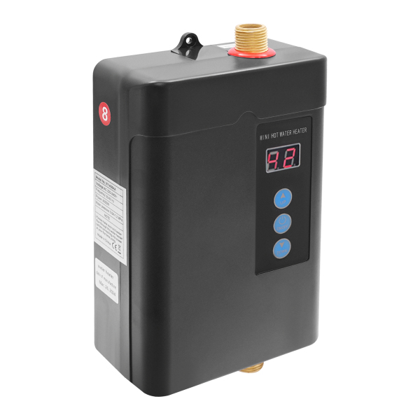 Chauffe-eau électrique Chauffe-eau DC Chauffe-eau sans réservoir à écran tactile utilisé dans les maisons, les écoles, les hôpitaux, les bureaux, les bars, les cuisines et les salles de bains