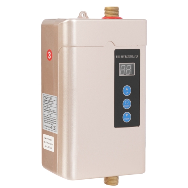 Petit chauffe-eau de cuisine à température constante 5000W 220V (sans prise) - champagne doré