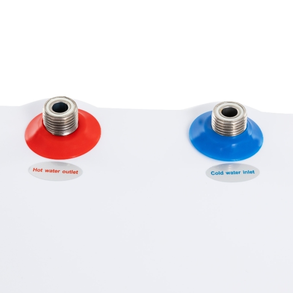Mini chauffe-eau électrique sans réservoir 1500W 220V 8L avec indicateur de température LED pour cuisine et salle de bain