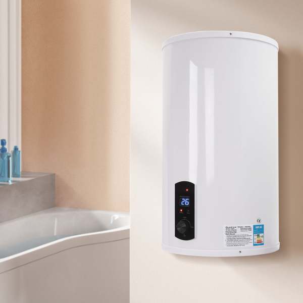 Chauffe-eau électrique à réservoir à affichage numérique, 2 kW 220 V 120L/100L/80L/50L Chauffe-eau électrique à réservoir à affichage numérique, 2 kW 220 V 120L/100L/80L/50L