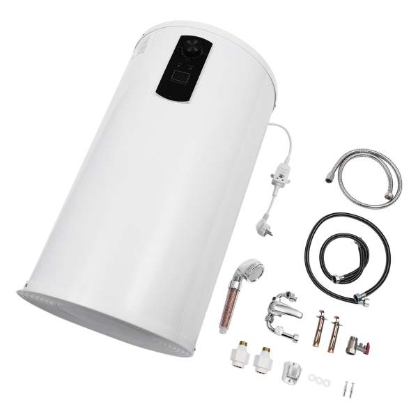 Chauffe-eau électrique à réservoir à affichage numérique, 2 kW 220 V 120L/100L/80L/50L