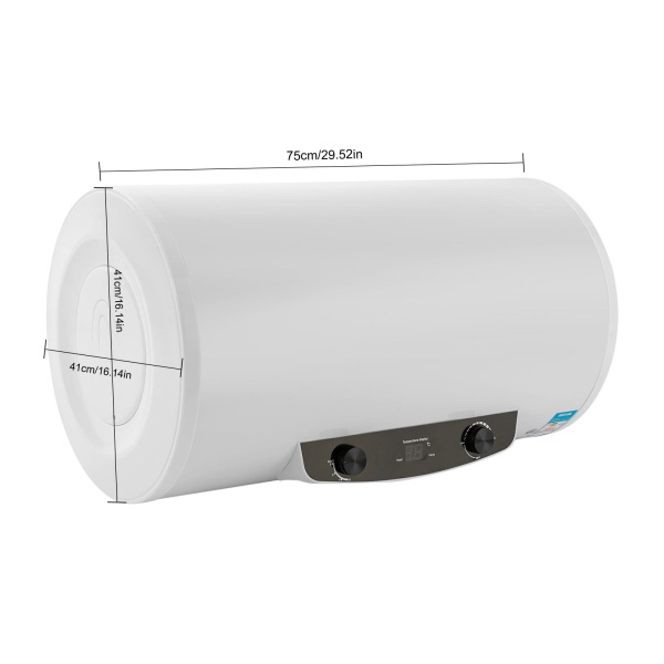 Chauffe-eau électrique horizontal 70 l 2000 W avec kit de douche