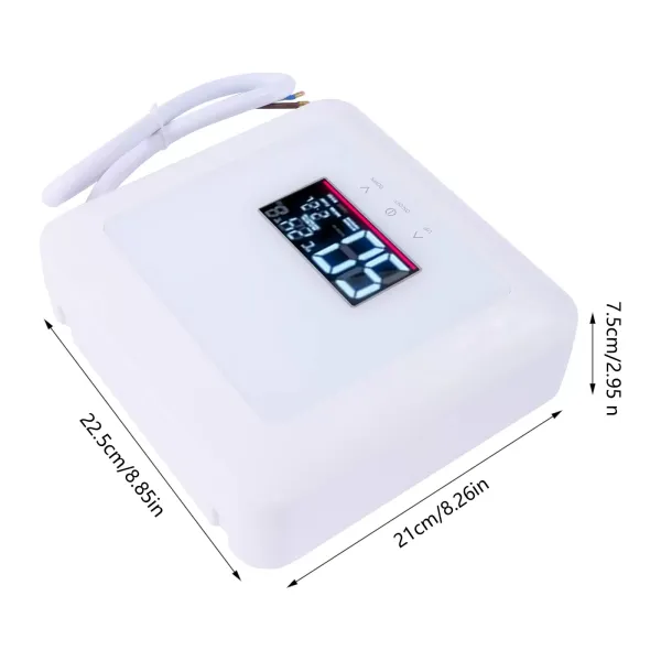 Chauffe-eau électrique instantané 7500 W avec télécommande, Ipx4, sous-table, facile à installer, pour cuisines, salles de bains, salles à manger, hôtels, etc