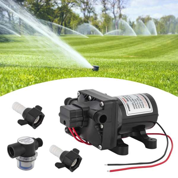 Pompe à eau pour caravane, camping-car, bateau, pression de 55 PSI, 12V, haut débit