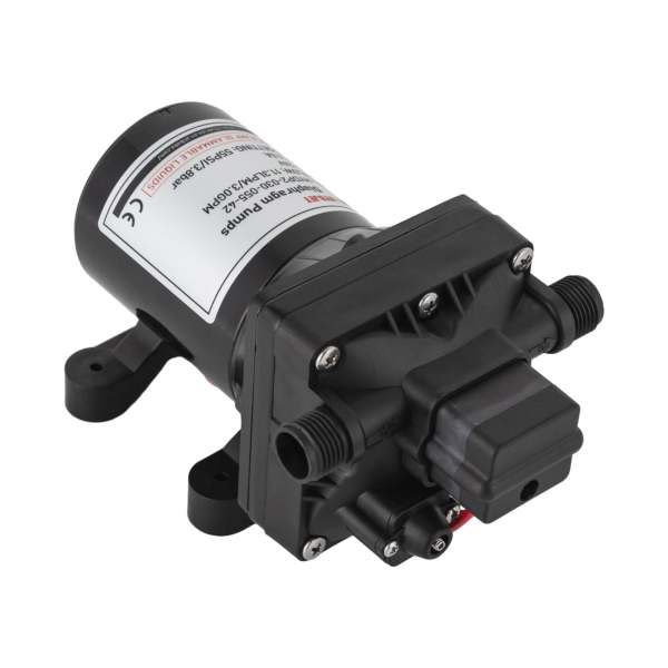 Pompe à eau pour caravane, camping-car, bateau, pression de 55 PSI, 12V, haut débit